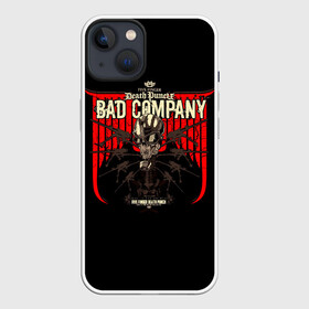 Чехол для iPhone 13 с принтом BAD COMPANY   Five Finger Death Punch ,  |  | Тематика изображения на принте: 5fdp | 5фдп | ffdp | five finger death punch | ivan lewis greening | ivan moody | айвен льюис грининг | метал группа | рок группа | файв фингер дед панч | ффдп