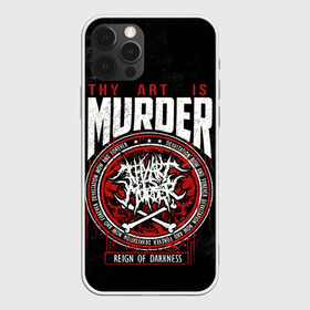 Чехол для iPhone 12 Pro с принтом Thy Art Is Murder , силикон | область печати: задняя сторона чехла, без боковых панелей | death metal | deathcore | thy art is murder | группы | дэткор | метал | музыка | рок