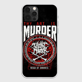 Чехол для iPhone 12 Pro Max с принтом Thy Art Is Murder , Силикон |  | death metal | deathcore | thy art is murder | группы | дэткор | метал | музыка | рок