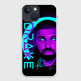 Чехол для iPhone 13 mini с принтом Drake ,  |  | certified lover boy | drake | rap | дрейк | музыка | неон | обри дрейк грэм | рэп | рэпер