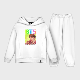 Детский костюм хлопок Oversize с принтом BTS | БТС (Z) ,  |  | Тематика изображения на принте: bangtan boys | bangtan sonyeondan | beyond the scene | bt21 | bts | bulletproof boy scouts | love yourself | бойбенд | бтс | пантхан сонёндан | фандань шаоняньтуань