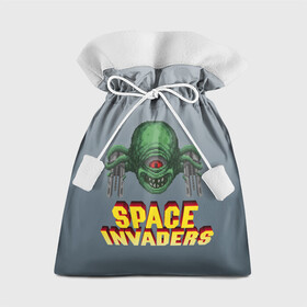 Подарочный 3D мешок с принтом Space Invaders | Old game (Z) , 100% полиэстер | Размер: 29*39 см | Тематика изображения на принте: dendy | invaders | nintendo | shootem up | space invaders | денди | захватчики | космические захватчики | су имбэ | чужаки