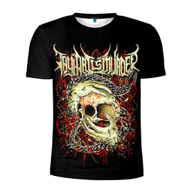 Мужская футболка 3D спортивная с принтом Thy Art Is Murder , 100% полиэстер с улучшенными характеристиками | приталенный силуэт, круглая горловина, широкие плечи, сужается к линии бедра | Тематика изображения на принте: death metal | deathcore | thy art is murder | группы | дэткор | метал | музыка | рок