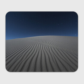 Коврик для мышки прямоугольный с принтом Пустыня дюна песок ночь , натуральный каучук | размер 230 х 185 мм; запечатка лицевой стороны | desert | dune | night | дюна | звезды | ночь | песок | пустыня