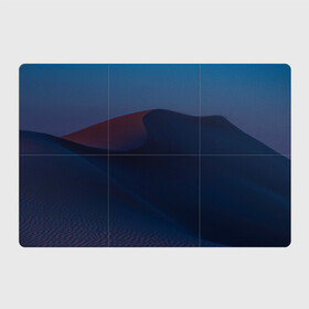 Магнитный плакат 3Х2 с принтом Ночная пустыня дюна на рассвете , Полимерный материал с магнитным слоем | 6 деталей размером 9*9 см | desert | dune | night | sunrise | sunset | барханы | дюна | закат | ночь | песок | пустыня | рассвет