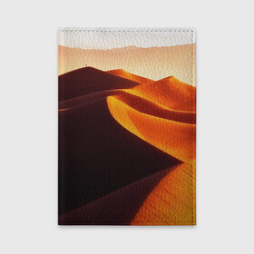 Обложка для автодокументов с принтом Пустыня дюна барханы , натуральная кожа |  размер 19,9*13 см; внутри 4 больших “конверта” для документов и один маленький отдел — туда идеально встанут права | Тематика изображения на принте: desert | dune | барханы | дюна | песок | пустыня