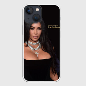 Чехол для iPhone 13 mini с принтом Ким Кардашьян ,  |  | armenian | black dress | celebrity | kardashian family | kim kardashian | армянка | знаменитость | ким кардашьян | семейство кардашьян | черное платье