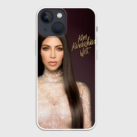 Чехол для iPhone 13 mini с принтом Ким Кардашьян ,  |  | armenian | celebrity | kardashian family | kim kardashian | long hair | mesh | rhinestones | shiny dress | армянка | блестящее платье | длинные волосы | знаменитость | ким кардашьян | семейство кардашьян | сетка 