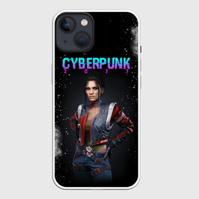 Чехол для iPhone 13 с принтом Панам Палмер | КИБЕРПАНК 2077 ,  |  | cyberpunk 2077 | альдекальдо | арасака | киберпанк 2077 | кочевница | найт сити | палмер | панам | панам палмер | пустоши