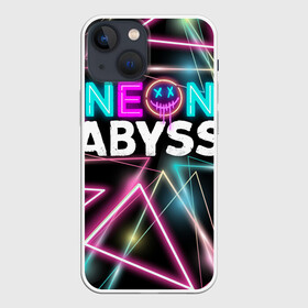 Чехол для iPhone 13 mini с принтом Неон   Неоновый край ,  |  | neon | неон | неоновая надпись | неоновый принт