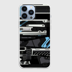Чехол для iPhone 13 Pro Max с принтом CS VULCAN STEEL | ВУЛКАН ,  |  | Тематика изображения на принте: awp | counter strike | cs go | skin cs | team cs | vulcan | вулкан | скины оружия