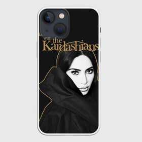 Чехол для iPhone 13 mini с принтом Ким Кардашьян ,  |  | armenian | black dress | celebrity | kardashian family | kim kardashian | армянка | знаменитость | ким кардашьян | семейство кардашьян | черное платье