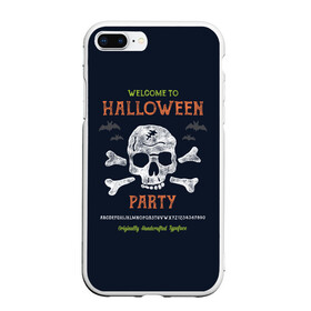 Чехол для iPhone 7Plus/8 Plus матовый с принтом Halloween Party , Силикон | Область печати: задняя сторона чехла, без боковых панелей | halloween | holiday | pumpkin | samayn | vampire | zombie | вампир | ведьма | вечеринка | день всех святых | зомби | карнавал | маскарад | мертвец | оборотень | привидение | самайн | светильник джека | страшный джек | труп