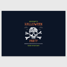 Поздравительная открытка с принтом Halloween Party , 100% бумага | плотность бумаги 280 г/м2, матовая, на обратной стороне линовка и место для марки
 | Тематика изображения на принте: halloween | holiday | pumpkin | samayn | vampire | zombie | вампир | ведьма | вечеринка | день всех святых | зомби | карнавал | маскарад | мертвец | оборотень | привидение | самайн | светильник джека | страшный джек | труп