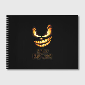 Альбом для рисования с принтом Happy Halloween , 100% бумага
 | матовая бумага, плотность 200 мг. | halloween | holiday | pumpkin | samayn | vampire | zombie | вампир | ведьма | вечеринка | день всех святых | зомби | карнавал | маскарад | мертвец | оборотень | привидение | самайн | светильник джека | страшный джек | труп