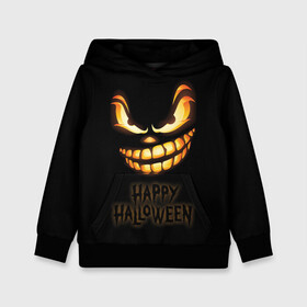 Детская толстовка 3D с принтом Happy Halloween , 100% полиэстер | двухслойный капюшон со шнурком для регулировки, мягкие манжеты на рукавах и по низу толстовки, спереди карман-кенгуру с мягким внутренним слоем | halloween | holiday | pumpkin | samayn | vampire | zombie | вампир | ведьма | вечеринка | день всех святых | зомби | карнавал | маскарад | мертвец | оборотень | привидение | самайн | светильник джека | страшный джек | труп