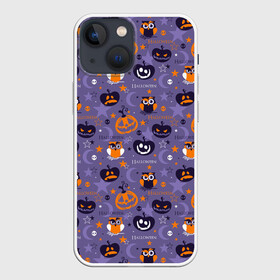 Чехол для iPhone 13 mini с принтом Хэллоуин ,  |  | halloween | holiday | pumpkin | samayn | vampire | zombie | вампир | ведьма | вечеринка | день всех святых | зомби | карнавал | маскарад | мертвец | оборотень | привидение | самайн | светильник джека | страшный джек | труп