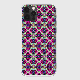 Чехол для iPhone 12 Pro Max с принтом Абстрактный современный узор , Силикон |  | арабский | красный | оливковый | орнамент | пляжный | популярный | разноцветный | этнический орнамент