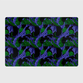 Магнитный плакат 3Х2 с принтом Абстрактный темный в горох , Полимерный материал с магнитным слоем | 6 деталей размером 9*9 см | абстрактный | арт | в горох | детский | зеленый | модный | современный | фиолетовый