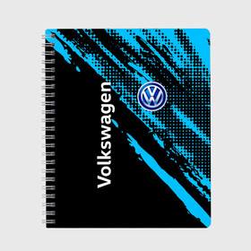 Тетрадь с принтом Volkswagen / Фольксваген , 100% бумага | 48 листов, плотность листов — 60 г/м2, плотность картонной обложки — 250 г/м2. Листы скреплены сбоку удобной пружинной спиралью. Уголки страниц и обложки скругленные. Цвет линий — светло-серый
 | auto | car | volkswagen | volkswagen golf | volkswagen polo | volkswagen scirocco | авто | логотипы автомобилей | машина | мужчинам | немецкие авто | скорость | тачка | фольксваген | фольксваген пассат