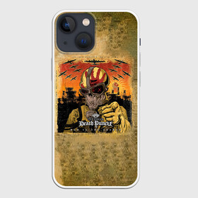 Чехол для iPhone 13 mini с принтом War Is the Answer   Five Finger Death Punch ,  |  | Тематика изображения на принте: 5fdp | 5фдп | ffdp | five finger death punch | ivan lewis greening | ivan moody | айвен льюис грининг | метал группа | рок группа | файв фингер дед панч | ффдп