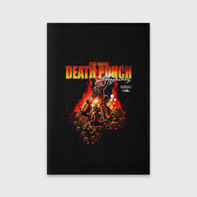 Обложка для паспорта матовая кожа с принтом Five Finger Death Punch – Purgatory: Tales From The Pit , натуральная матовая кожа | размер 19,3 х 13,7 см; прозрачные пластиковые крепления | 5fdp | 5фдп | ffdp | five finger death punch | ivan lewis greening | ivan moody | айвен льюис грининг | метал группа | рок группа | файв фингер дед панч | ффдп