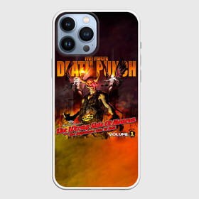 Чехол для iPhone 13 Pro Max с принтом The Wrong Side of Heaven and the Righteous Side of Hell   5FDP ,  |  | Тематика изображения на принте: 5fdp | 5фдп | ffdp | five finger death punch | ivan lewis greening | ivan moody | айвен льюис грининг | метал группа | рок группа | файв фингер дед панч | ффдп