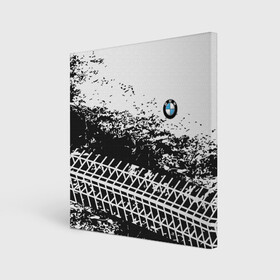 Холст квадратный с принтом СЛЕД БМВ | BMW (Z) , 100% ПВХ |  | auto | auto sport | autosport | bmw | bmw performance | m | mka | motorsport | performance | авто спорт | автомобиль | автоспорт | ам | бмв | бэха | машина | мка | моторспорт