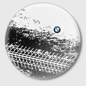 Значок с принтом СЛЕД БМВ | BMW (Z) ,  металл | круглая форма, металлическая застежка в виде булавки | auto | auto sport | autosport | bmw | bmw performance | m | mka | motorsport | performance | авто спорт | автомобиль | автоспорт | ам | бмв | бэха | машина | мка | моторспорт