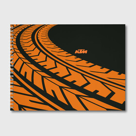 Альбом для рисования с принтом ORANGE KTM | КТМ (Z) , 100% бумага
 | матовая бумага, плотность 200 мг. | enduro | ktm | moto | moto sport | motocycle | sportmotorcycle | ктм | мото | мото спорт | мотоспорт | спорт мото