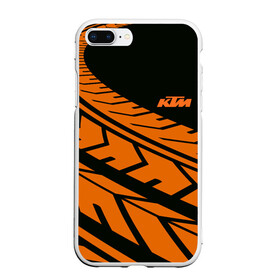 Чехол для iPhone 7Plus/8 Plus матовый с принтом ORANGE KTM | КТМ (Z) , Силикон | Область печати: задняя сторона чехла, без боковых панелей | enduro | ktm | moto | moto sport | motocycle | sportmotorcycle | ктм | мото | мото спорт | мотоспорт | спорт мото