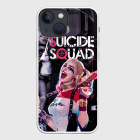 Чехол для iPhone 13 mini с принтом Отряд самоубийц ,  |  | action | american | comedy | fantasy | film | harley quinn | margot robbie | science fiction | suicide squad | superheroes | австралийская актриса | американский | боевик | комедия | марго робби | супергерои | фантастика | фильм | фэнтез