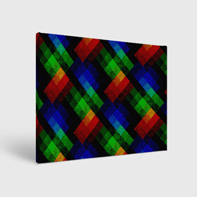 Холст прямоугольный с принтом Разноцветный мраморный узор  , 100% ПВХ |  | абстрактный | зеленый | красный | мраморный | пэчворк | радужный | разноцветный | синий | черный