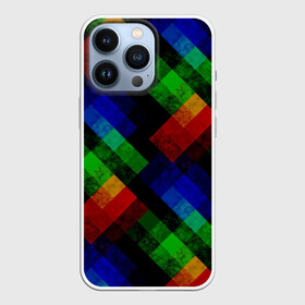 Чехол для iPhone 13 Pro с принтом Разноцветный мраморный узор ,  |  | Тематика изображения на принте: абстрактный | зеленый | красный | мраморный | пэчворк | радужный | разноцветный | синий | черный