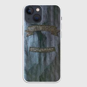 Чехол для iPhone 13 mini с принтом New Jersey   Bon Jovi ,  |  | bon jovi | john | альбом | арена | бон | бон джови | глэм | группа | джови | джон | метал | музыка | надпись | песни | поп | попрок | рок | рокер | смайл | солист | софт | стена | хард | хеви | хевиметал