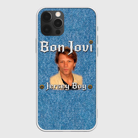 Чехол для iPhone 12 Pro с принтом Jersey Boy - Bon Jovi , силикон | область печати: задняя сторона чехла, без боковых панелей | bon jovi | john | альбом | арена | бон | бон джови | глэм | группа | джови | джон | метал | музыка | надпись | песни | поп | попрок | рок | рокер | смайл | солист | софт | стена | хард | хеви | хевиметал