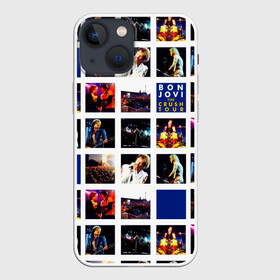Чехол для iPhone 13 mini с принтом The Crush Tour   Bon Jovi ,  |  | Тематика изображения на принте: bon jovi | john | альбом | арена | бон | бон джови | глэм | группа | джови | джон | метал | музыка | надпись | песни | поп | попрок | рок | рокер | смайл | солист | софт | стена | хард | хеви | хевиметал