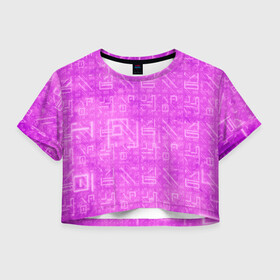 Женская футболка Crop-top 3D с принтом FORTNITE PINK | ФОРТНАЙТ , 100% полиэстер | круглая горловина, длина футболки до линии талии, рукава с отворотами | fnchap2 | fortnite | fortnite 2 | geometry | ikonik | ninja | texture | абстракция | геометрия | градиент | дизайн | игра | иконик | линии | ниндзя | розовый | стиль | текстура | фортнайт | фортнайт 2 | фортнайт глава 2