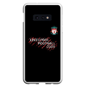 Чехол для Samsung S10E с принтом LIVERPOOL FC | ЛИВЕРПУЛЬ , Силикон | Область печати: задняя сторона чехла, без боковых панелей | Тематика изображения на принте: anfield | apl | est | liverpool fc | sport | the reds | ynwa | youll never walk alone | англия | апл | британия | игра | клопп | клубная | красные | лига чемпионов | лондон | лфк | мерсисайдцы | салах | фанатская | футбол | футбольный клуб