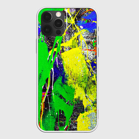 Чехол для iPhone 12 Pro с принтом Брызги красок | Grunge Paints , силикон | область печати: задняя сторона чехла, без боковых панелей | Тематика изображения на принте: abstract | color | dye | grunge | grunge paints | paint | paints | splashes of paint | texture | абстракция | брызги | брызги красок | гранж | колорит | краски | текстура