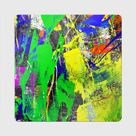 Магнит виниловый Квадрат с принтом Брызги красок | Grunge Paints , полимерный материал с магнитным слоем | размер 9*9 см, закругленные углы | Тематика изображения на принте: abstract | color | dye | grunge | grunge paints | paint | paints | splashes of paint | texture | абстракция | брызги | брызги красок | гранж | колорит | краски | текстура
