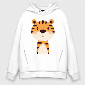 Мужское худи Oversize хлопок с принтом Cartoon Tiger , френч-терри — 70% хлопок, 30% полиэстер. Мягкий теплый начес внутри —100% хлопок | боковые карманы, эластичные манжеты и нижняя кромка, капюшон на магнитной кнопке | Тематика изображения на принте: 2022 | animal | cat | lion | tiger | год тигра | животные | зверь | зубы | кот | кошка | лев | охотник | полосатый | природа | тигр | тигренок | тигрица | хищник