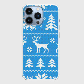 Чехол для iPhone 13 Pro с принтом Зимняя дикая лесная ночь ,  |  | Тематика изображения на принте: арт | вязаный рисунок | вязь | ёлка | ёлки | ель | лес | новый год | ночь | олени | олень | рисунок | рождество | снег | снеговик | снеговики | снежинка | снежинки