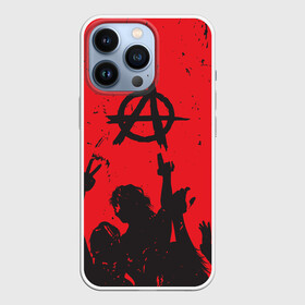 Чехол для iPhone 13 Pro с принтом АНАРХИЯ | СВОБОДА (Z) ,  |  | Тематика изображения на принте: anarchy | riot | rock | анархия | бунт | знаки | музыка | панки | рок | свобода | символ | символика