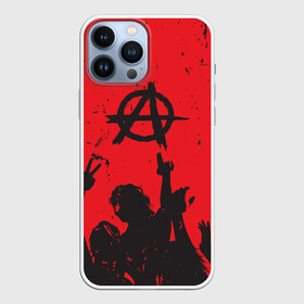 Чехол для iPhone 13 Pro Max с принтом АНАРХИЯ | СВОБОДА (Z) ,  |  | Тематика изображения на принте: anarchy | riot | rock | анархия | бунт | знаки | музыка | панки | рок | свобода | символ | символика