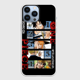 Чехол для iPhone 13 Pro Max с принтом Пятерка из Ван Пис ,  |  | anime | luffy | one piece | sanji | usop | usopp | zoro | аниме | большой куш | ван пис | вон пис | зоро | луфи | луффи | нанами | пират | пираты | ророна | санджи | санжи | усоп | усопп