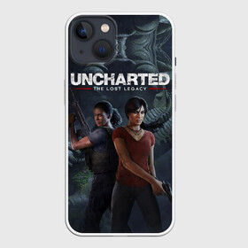 Чехол для iPhone 13 с принтом Uncharted The Lost Legacy ,  |  | a thiefs end | chloe frazer | elena fisher | games | nathan nate drake | naughty dog | playstation 5 | ps 5 | the lost legacy | uncharted | victor sully sullivan | виктор салли салливан | елена фишер | игры | неизведанное | нейтан нейт дрейк | хлоя фрейзе