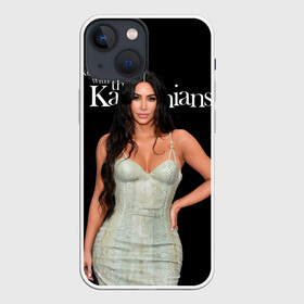 Чехол для iPhone 13 mini с принтом Keeping up with Kardashians ,  |  | armenian | brunette | celebrity | kardashian family | keeping up with kardashians | kim kardashian | snake skin | армянка | брюнетка | знаменитость | ким кардашьян | семейство кардашьян