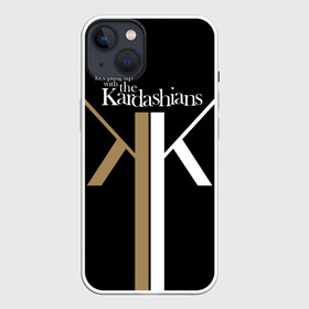 Чехол для iPhone 13 с принтом Keeping up with Kardashians ,  |  | clothing style | emblem | fashion brand | jenner | kardashian | keeping up with kardashians | дженнер | кардашьян | модный брэнд | семейство | стиль одежды | эмблема