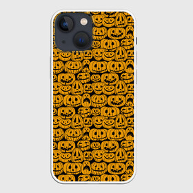 Чехол для iPhone 13 mini с принтом Хэллоуинские Тыквы ,  |  | halloween | holiday | pumpkin | samayn | vampire | zombie | вампир | ведьма | вечеринка | день всех святых | зомби | карнавал | маскарад | мертвец | оборотень | привидение | самайн | светильник джека | страшный джек | труп